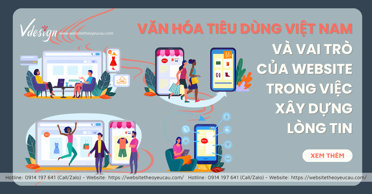 Văn hóa tiêu dùng Việt Nam và vai trò của website trong việc xây dựng lòng tin