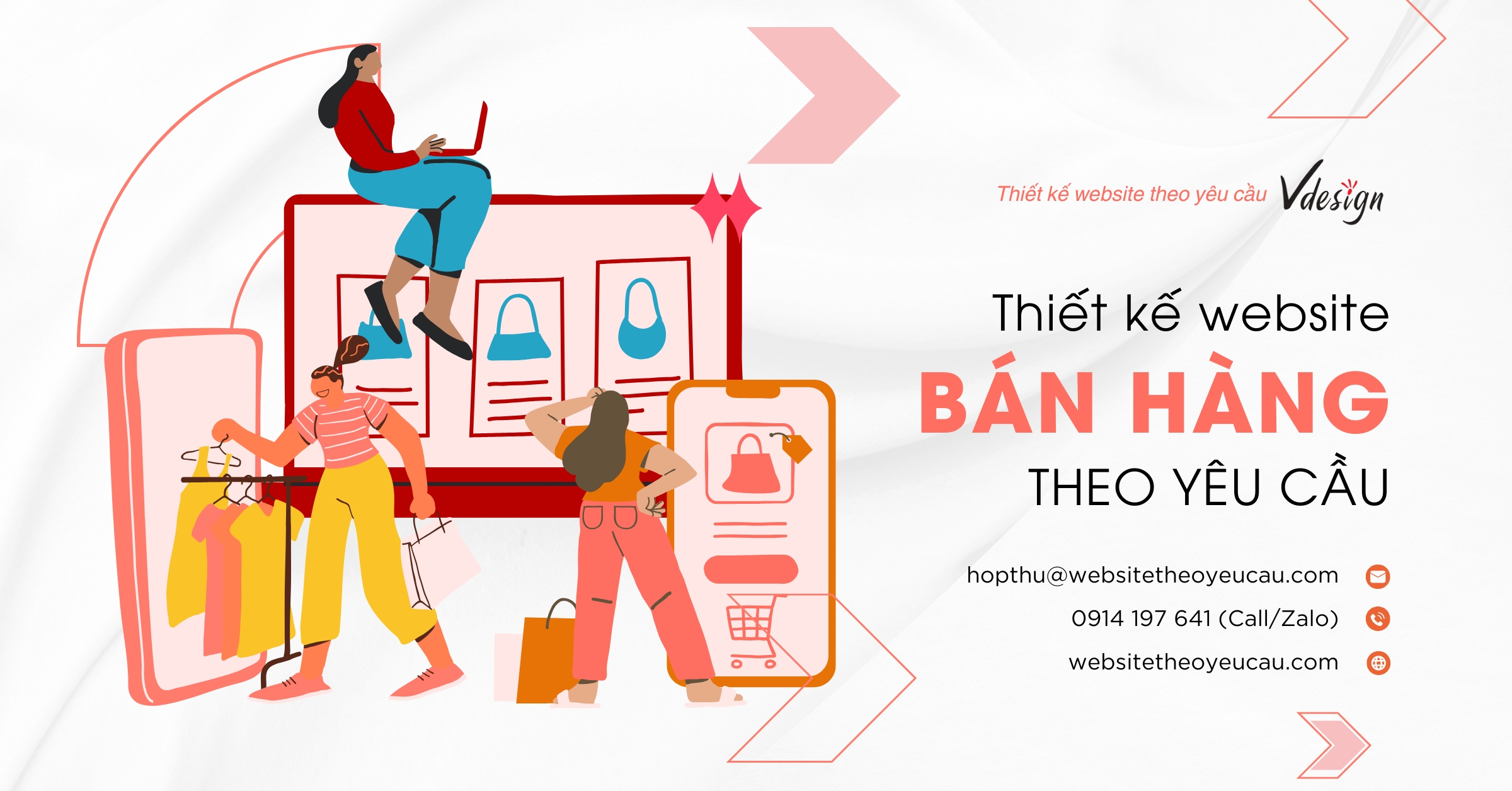Thiết Kế Web Bán Hàng Chuyên Nghiệp +200% Doanh Số - Chỉ 5tr8