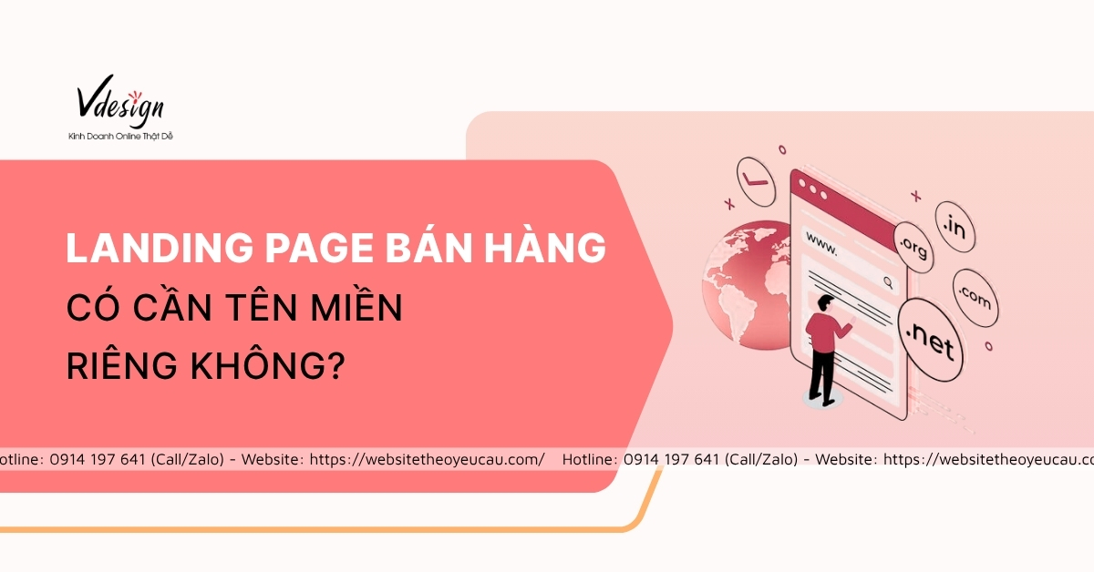 Landing Page bán hàng có cần tên miền riêng không?