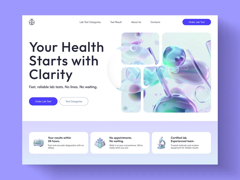 Giao diện web với Glassmorphism và Gradient hiện đại, phù hợp gu thẩm mỹ Gen Z. (Ref: by Valentina Mikhailova)