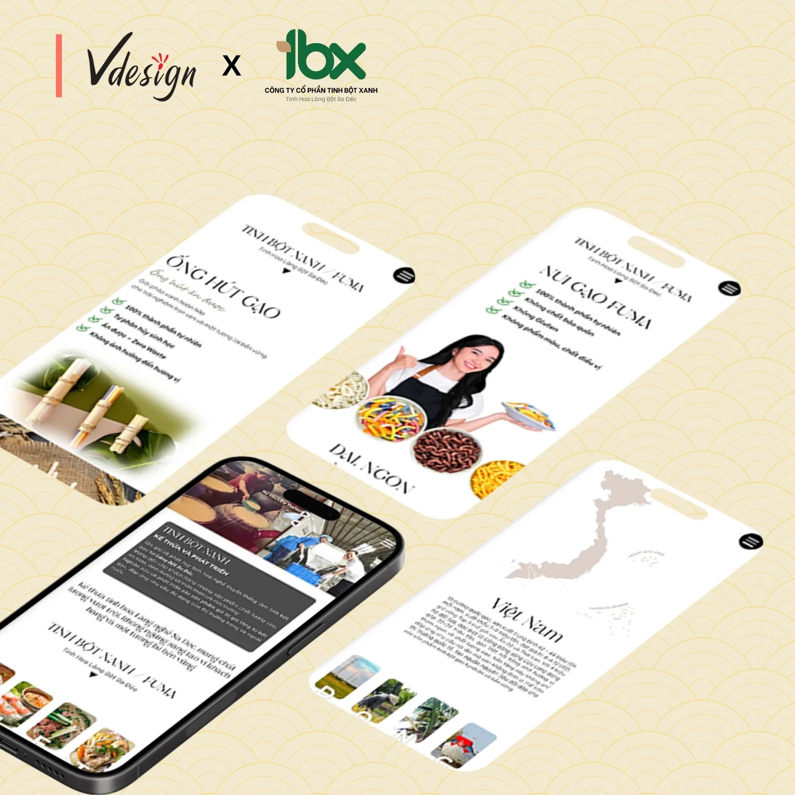 Dự Án Website TINH BỘT XANH
