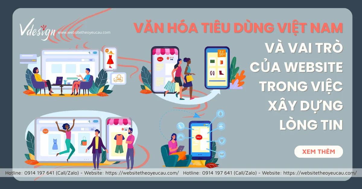 Văn hóa tiêu dùng Việt Nam và vai trò của website trong việc xây dựng lòng tin