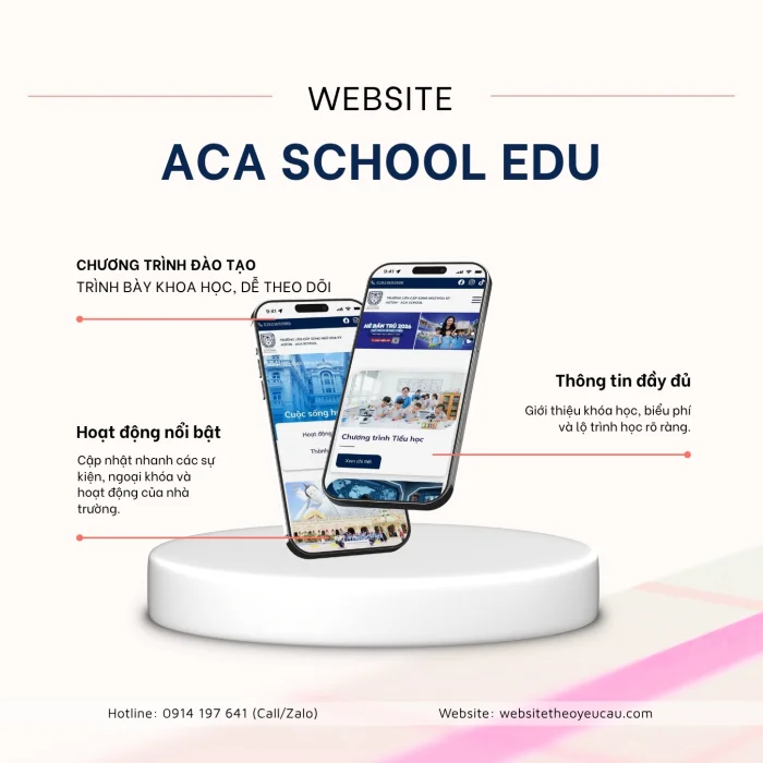 Dự Án Website Giáo Dục ACA SCHOOL