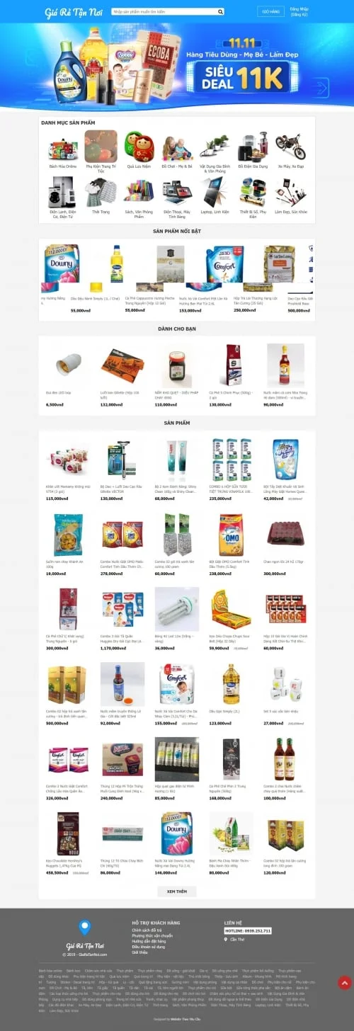 Thiết kế website thương mại điện tử Giá Rẻ Tận Nơi